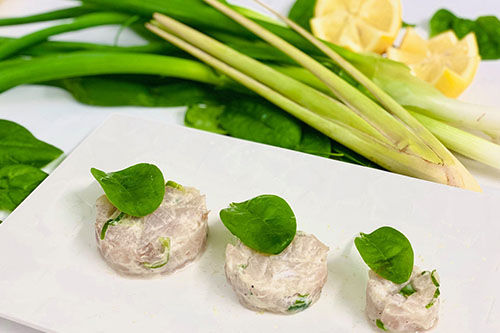 tartare de poisson restaurant la calanque