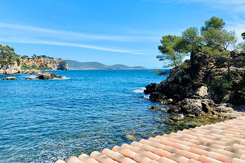 vue mer restaurant la calanque toulon